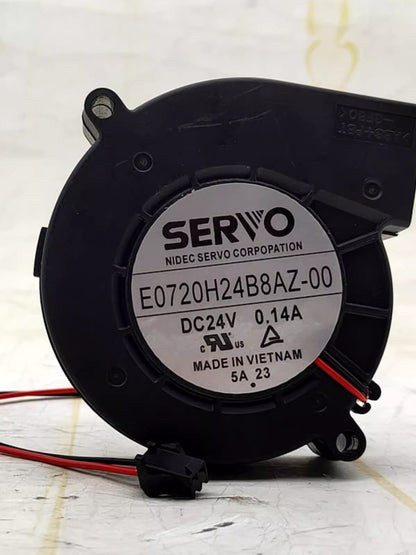 SERVO E0720H24B8AZ-00 DC24V 0.14A 7020 2-Wire Turbo Cooling Fan