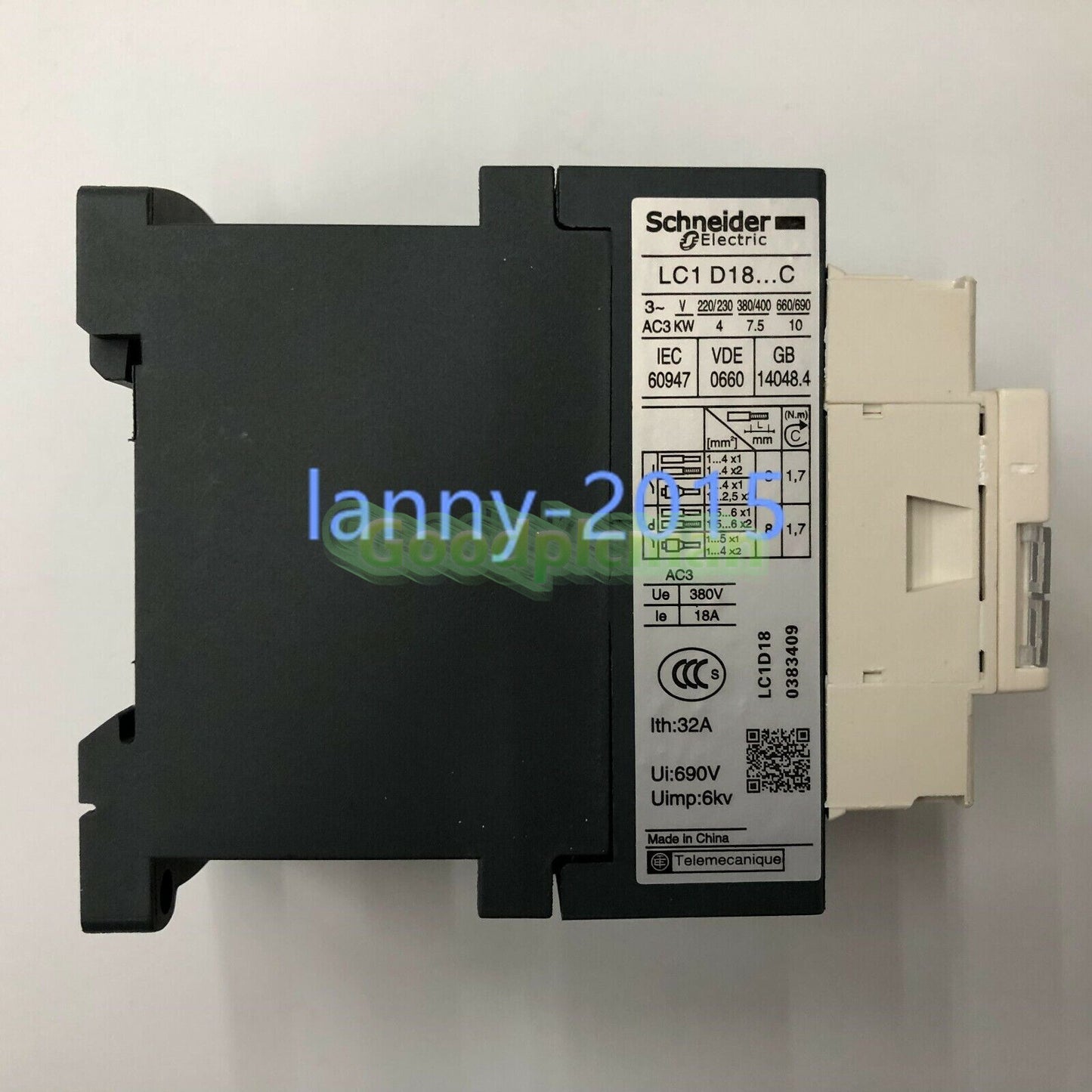 1PC DC contactor LC1D18FDC DC110V