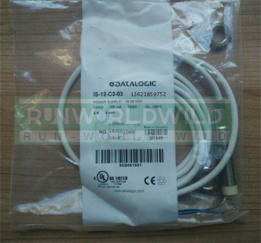 1PC For DATALOGIC proximity switch sensor IS-12-C3-03