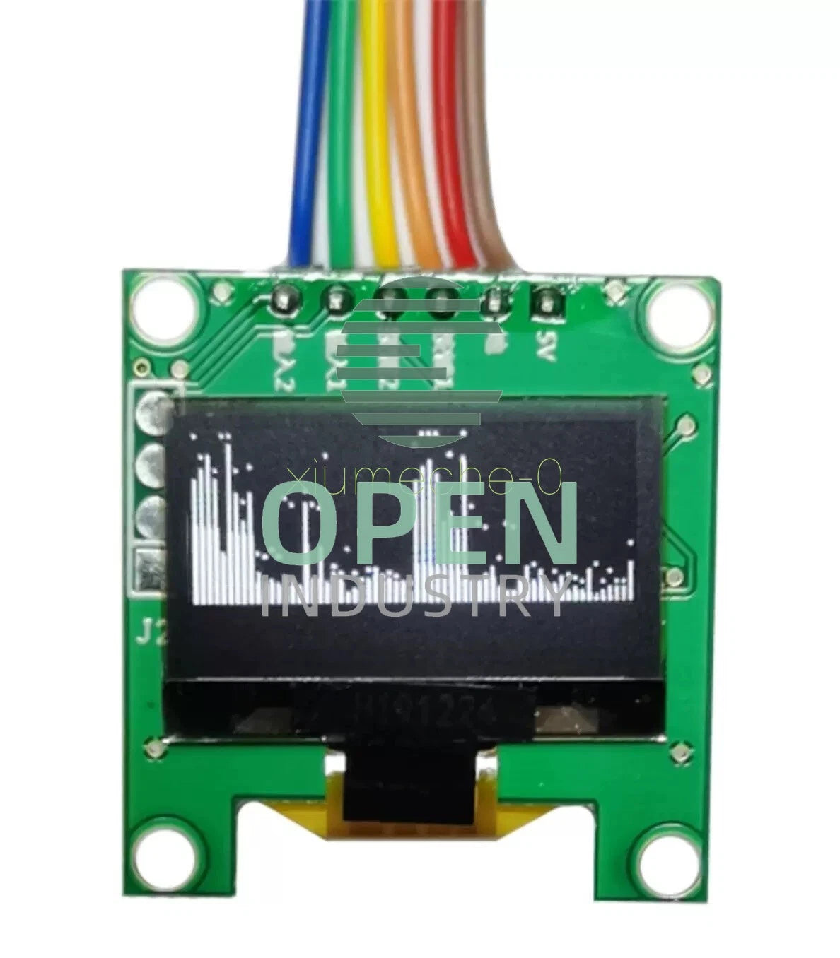 1PCS 0.96" OLED Music Spectrum Display Analyzer Audio Level Indicator VU Meter
