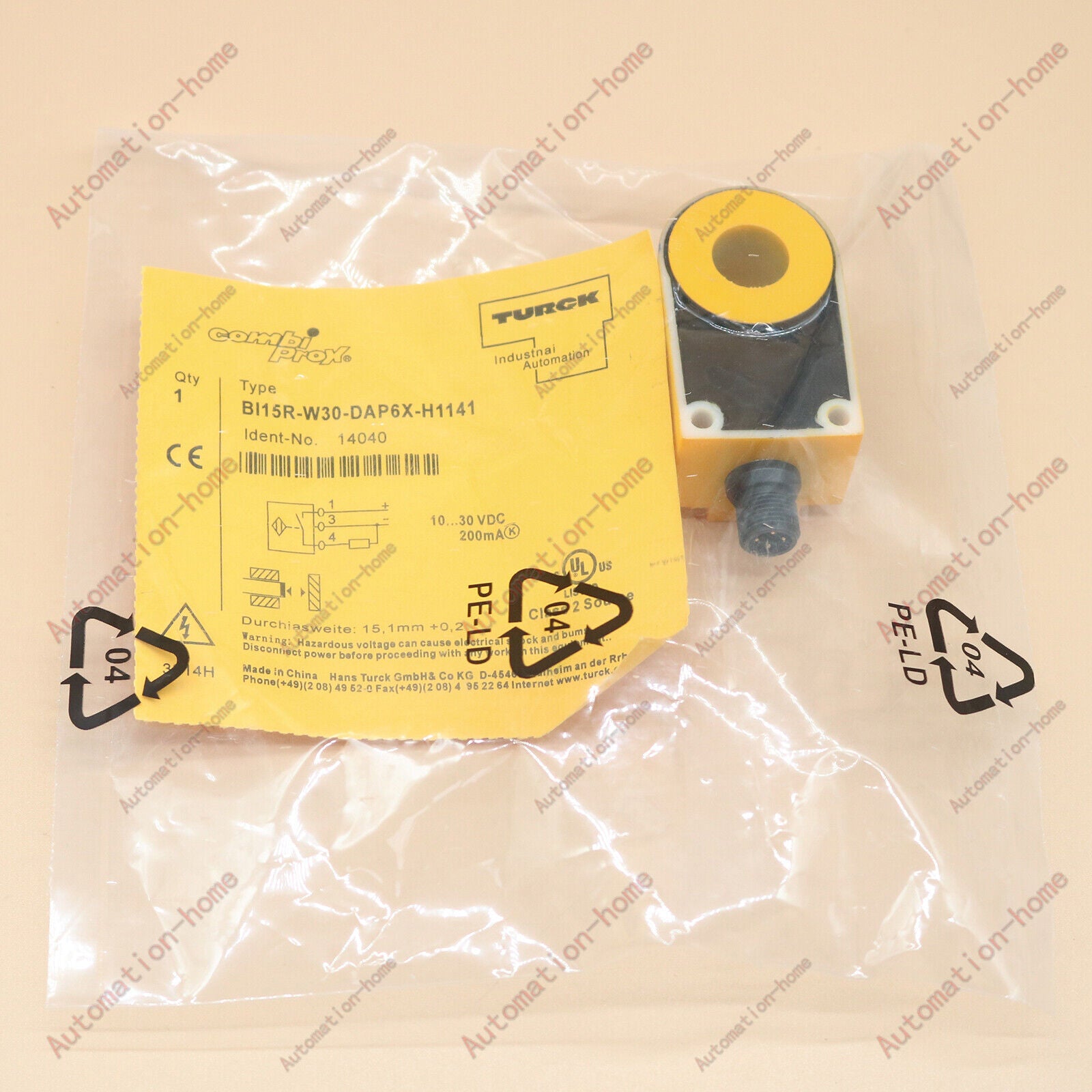 New 1Pc Bi15R-W30-DAP6X-H1141 proximity sensor spot stock - TURCK