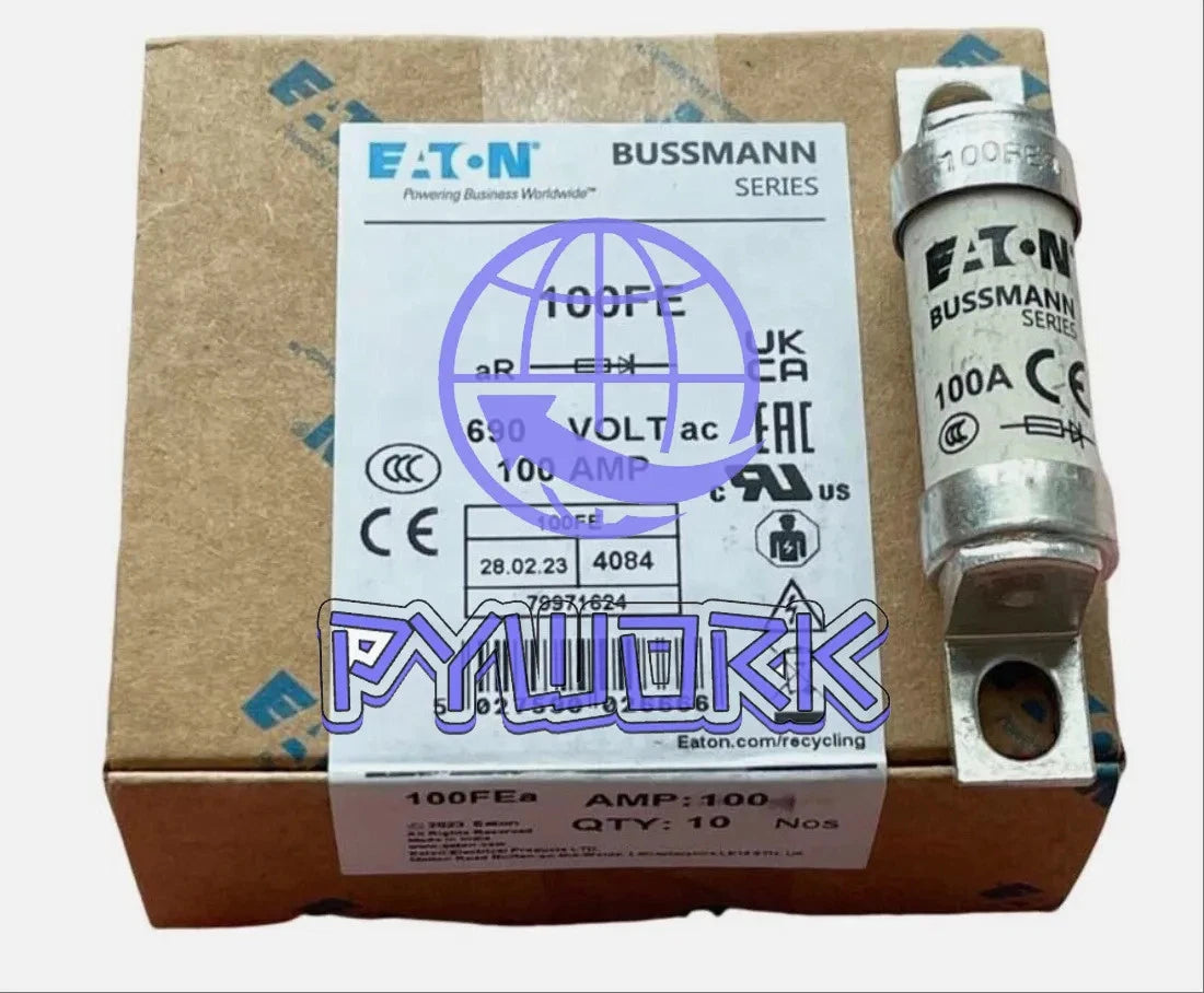 10PCS/1BOX Eaton BUSSMANN fuse ceramic fuse BS88:4 690V 100A 100FE