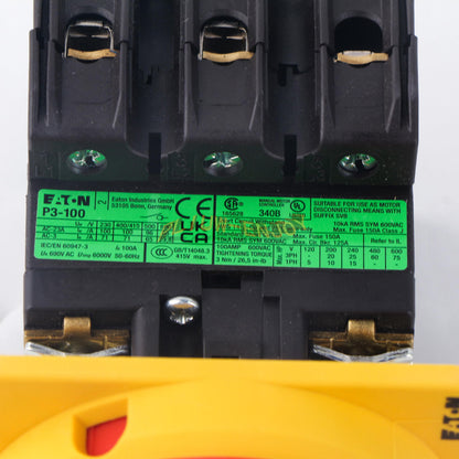new 1PC EATON MOELLER Disconect switch P3-100/V/SVB - EATON MOELLER
