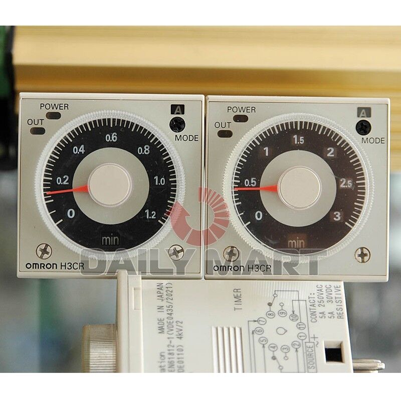 new OMRON H3CR-A8E H3CRA8E Timer 100-240VAC/100-125VDC Ship - OMRON