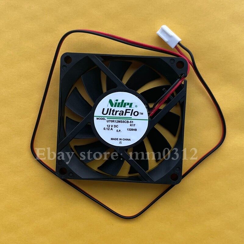 NIDEC U70R12MS5CB-51 12V 7CM Silent Cooling Fan - NIDEC