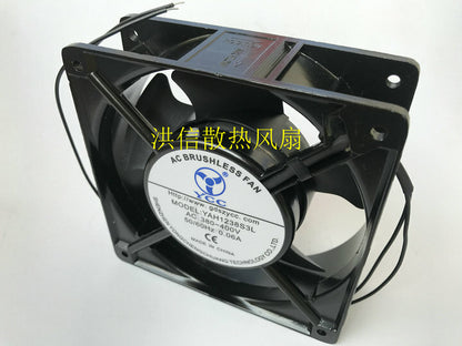 1pcs  YCC YAH1238S3L AC380~400V 0.06A 12038 12CM cooling fan