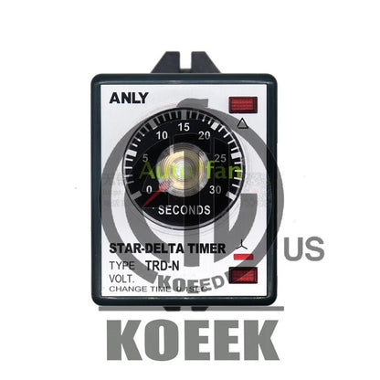 1PC AC110V 220V 30S 60S TRD-N Motor Starting Time Limit Relay