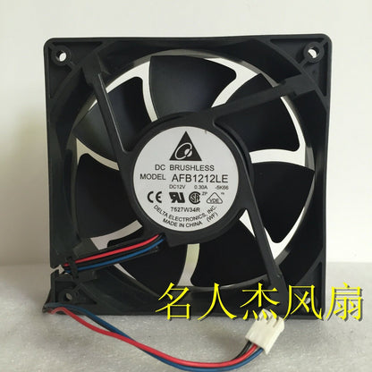 new 1pcs Delta AFB1212LE 12038 12V 0.3A 12CM Mute Double Ball Chassis Fan