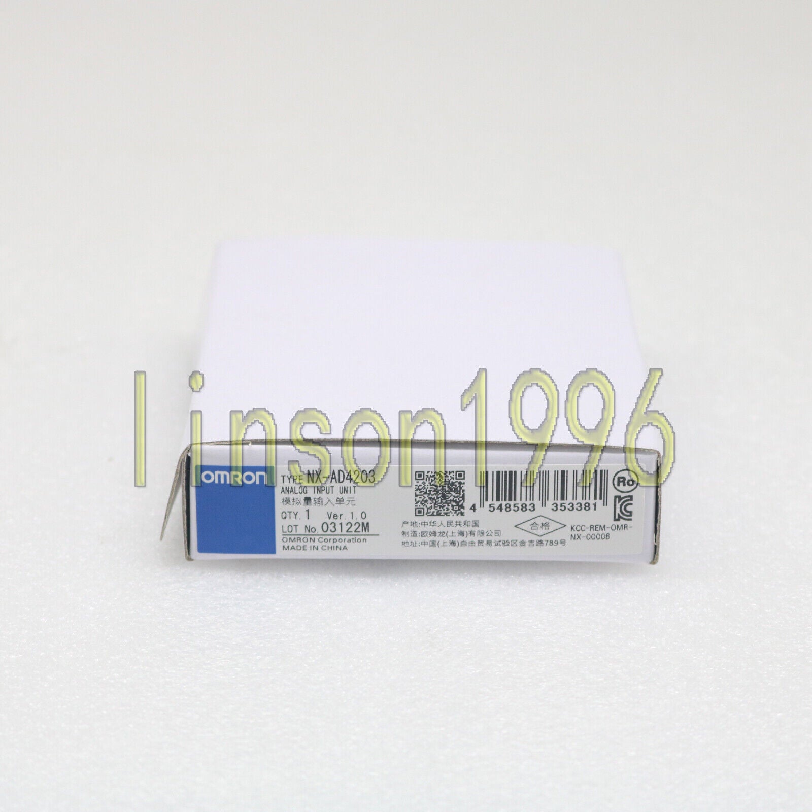 Omron NX-AD4203 Analog Input Unit Fast Ship - OMRON