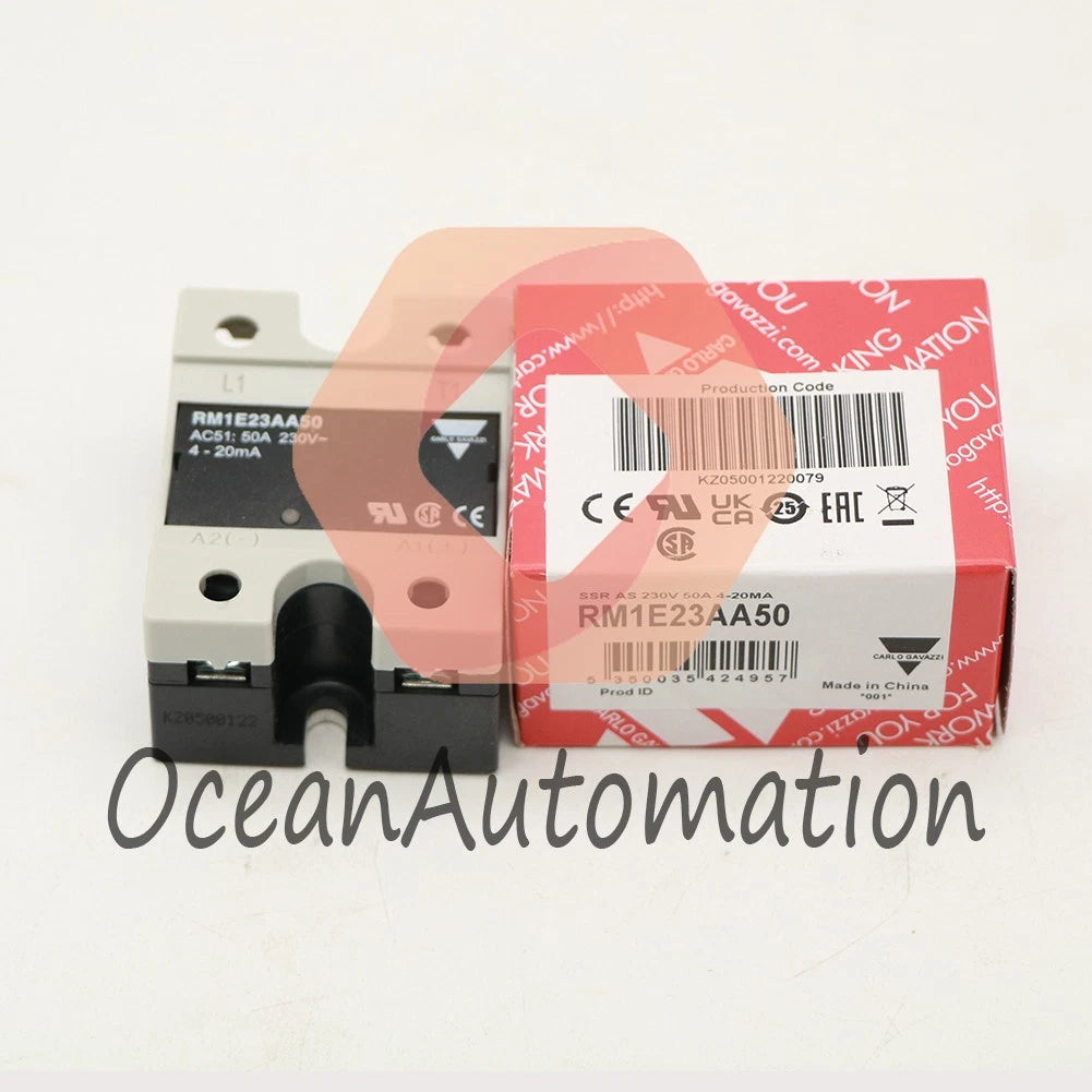 1PCS Solid State Relay CARLO GAVAZZI RM1E23AA50 50A 230V 4-20mA