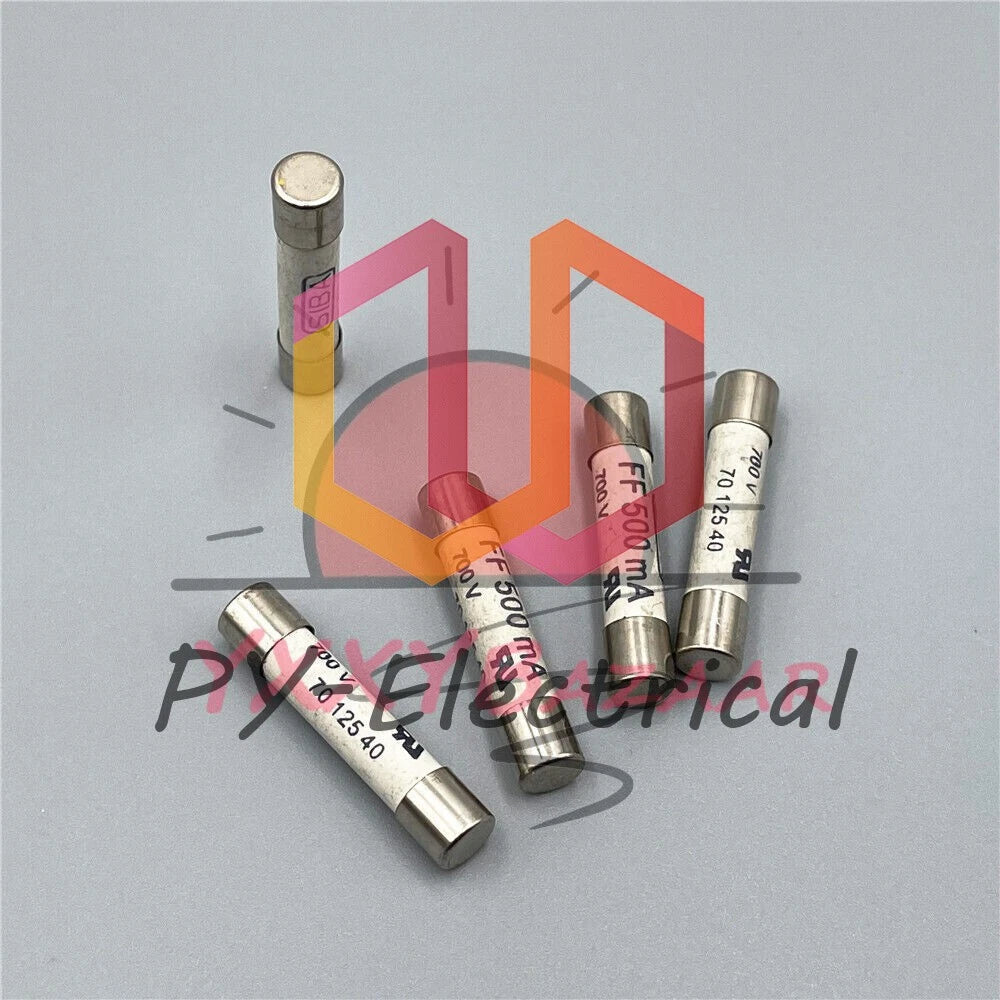 5pcs SIBA FF 500mA 700V 6.3x32mm Fast Acting Ceramic Fuse Links 195100 7012540