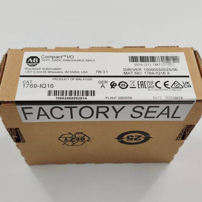 New Factory Sealed AB 1769-IQ16 SER A CompactLogix PLC Input Module - KOEED