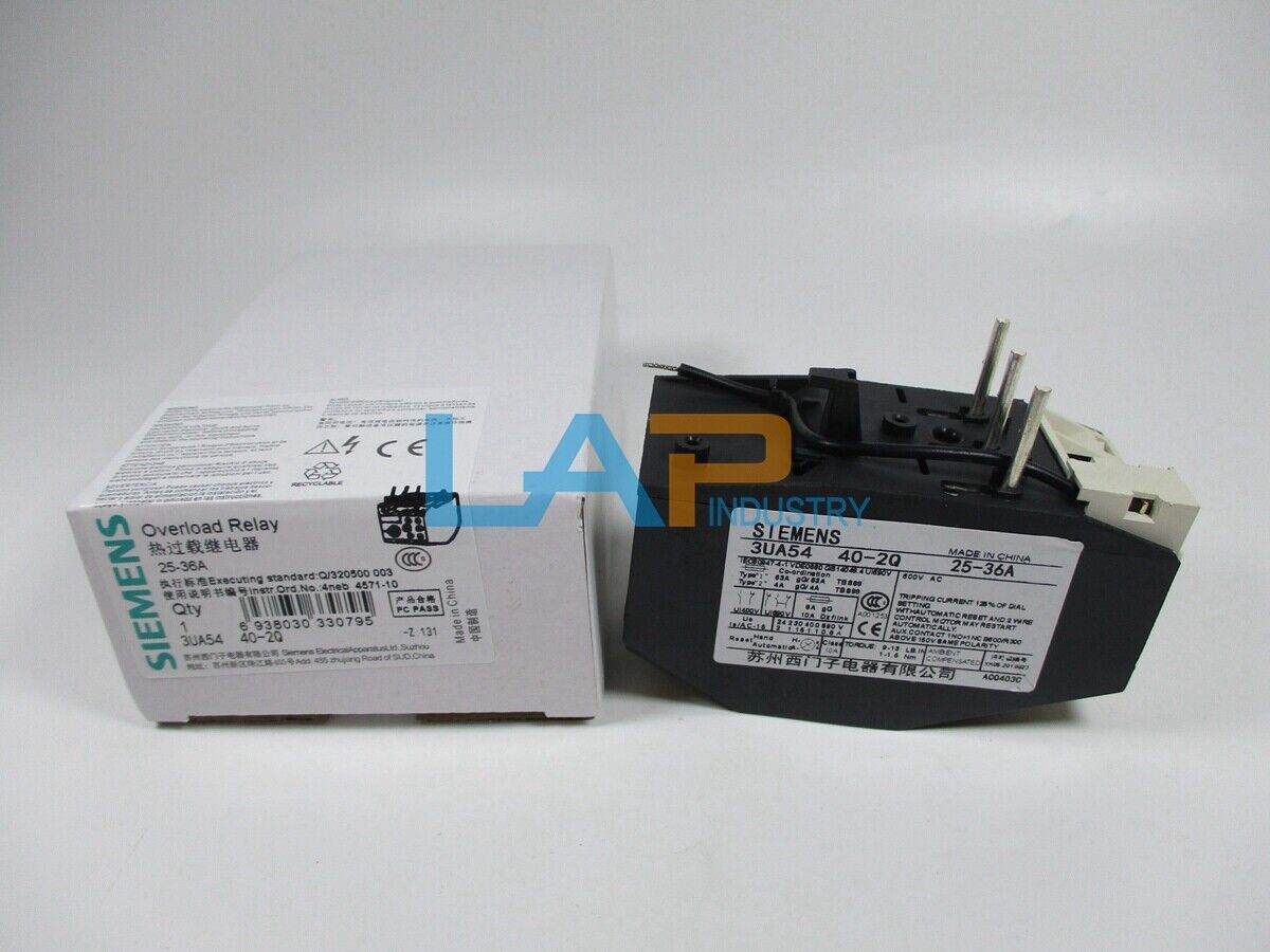 new 1PC  For Siemens Relay 3UA5440-2Q 3UA54 40-2Q 25-36A