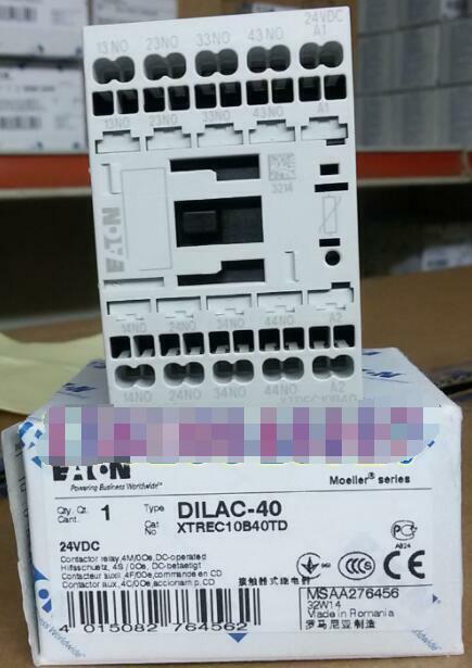 1PCS  Eaton Moeller DILAC-40 XTREC10B40TD DC Contactor 24VDC