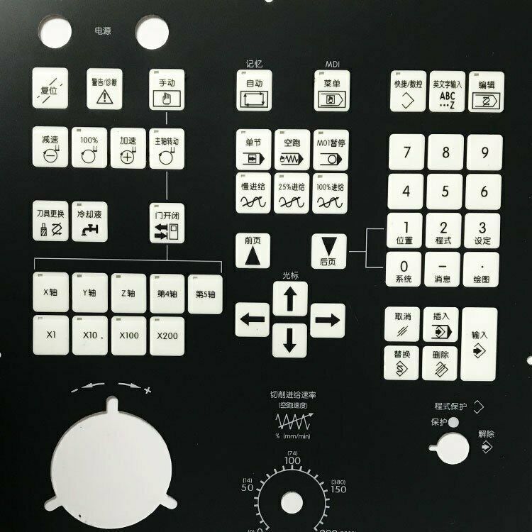 FANUC A86L-0001-000325 Control Panel Keyboard Membrane - FANUC