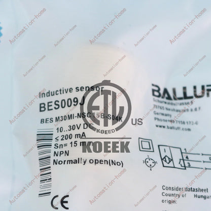 1PC proximity switch BES M30MI-NSC15B-S04K BES009J