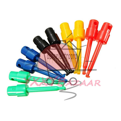 10pcs Large Size Round Single Hook Clip Test Probe for Electronic Testing