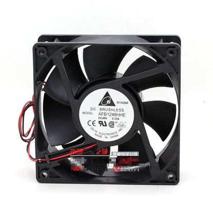 1pcs Delta AFB1248HHE 48V 12038 0.23A 12CM 2-wire industrial inverter fan