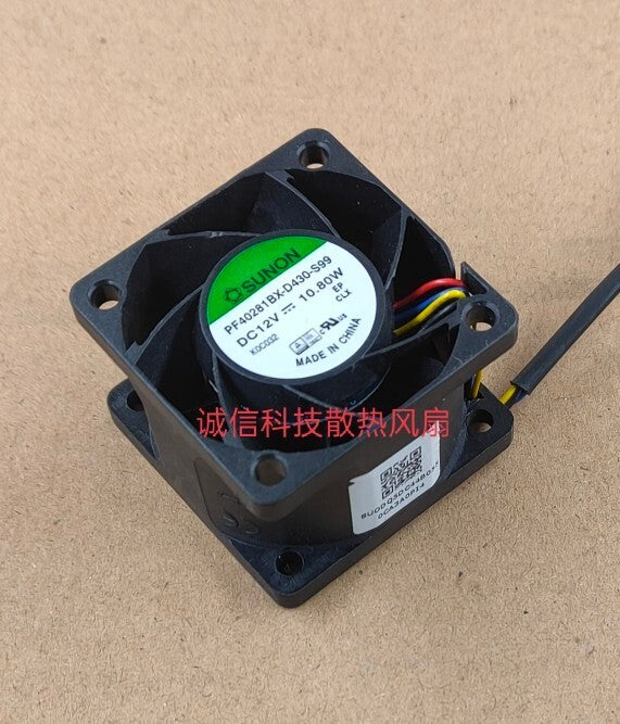 SUNON PF40281BX-000C-S99 4028 12V 10.8W 4-wire PWM speed control cooling fan