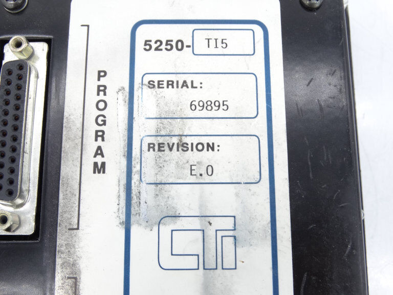 CONTROL TECHNOLOGY INC 5250-TI5 HMI - CONTROL TECHNOLOGY INC