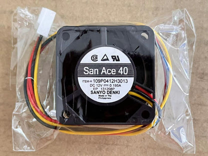new 1PC Sanyo 109P0412H3013 12V 0.195A 4028 mute double ball cooling fan