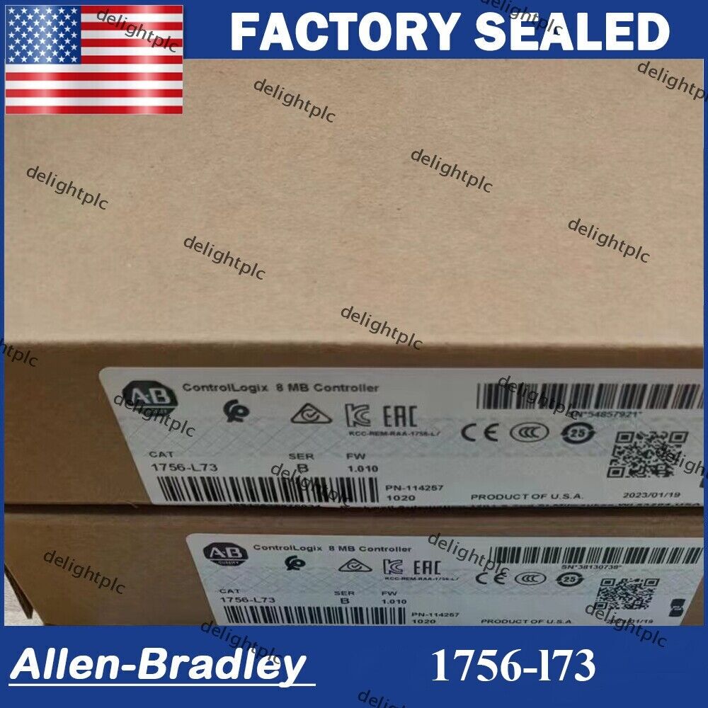 Allen Bradley ControlLogix 1756-L73 Controller 8MB 1.010 114257 - ALLEN BRADLEY