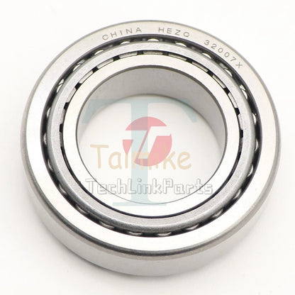 32007 35x 62.5x 18mm Metal Single Row Tapered Roller Bearing Silver Tone