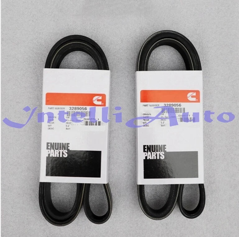 2 PCS 3289056 For Cummins V-Ribbed Belt free shipping