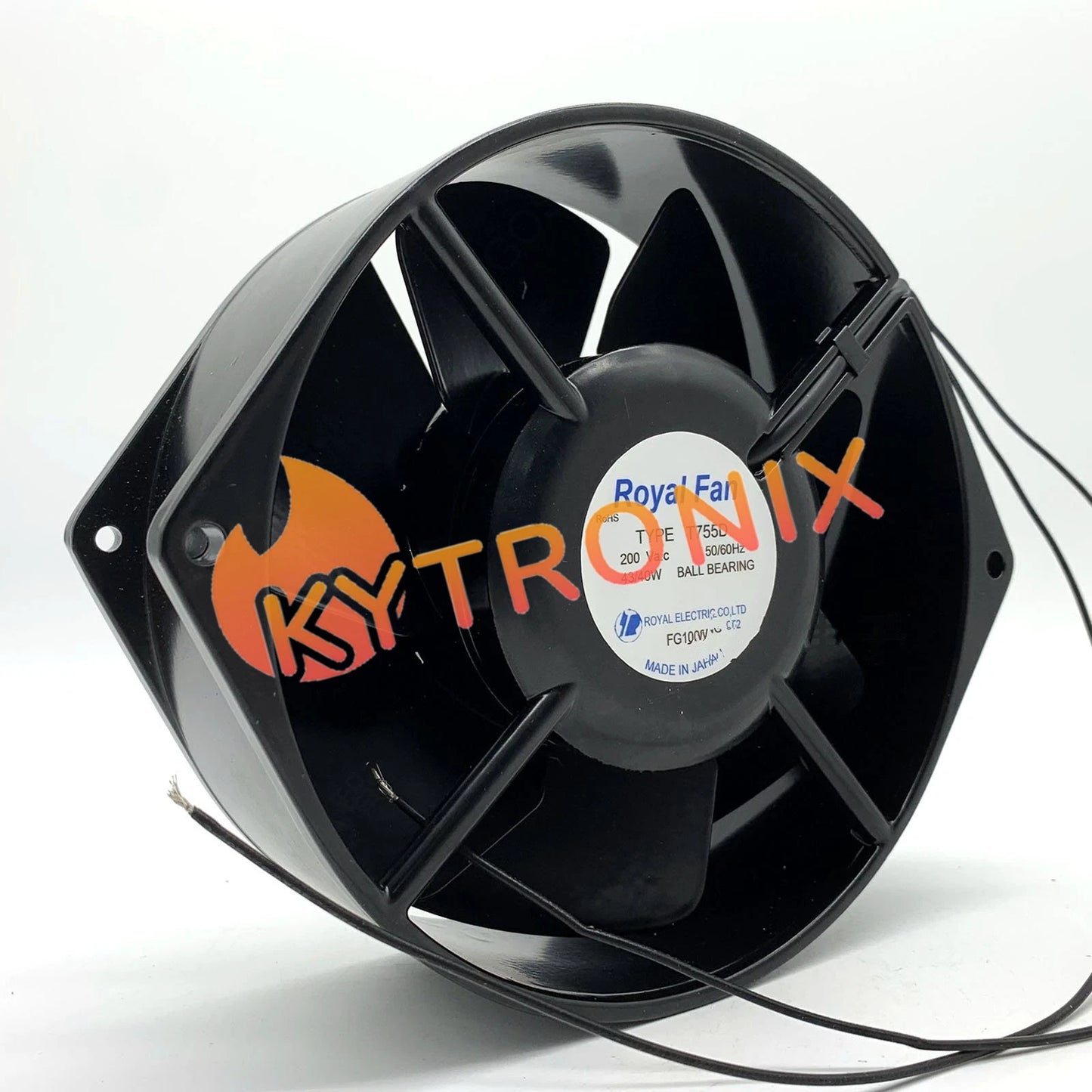 1PCS ROYAL ELECTRIC T755D 200 Vac 50/60Hz 43/40W Ball Bearing Fan