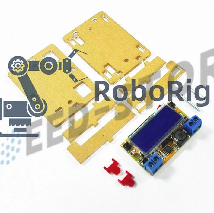 DC-DC Adjustable Step-down Power Supply Module Voltage Current LCD Display Shell