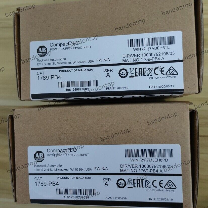 New Factory Sealed AB 1769-PB4 CompactLogix Power Supply 1769PB4 - COMPACTLOGIX