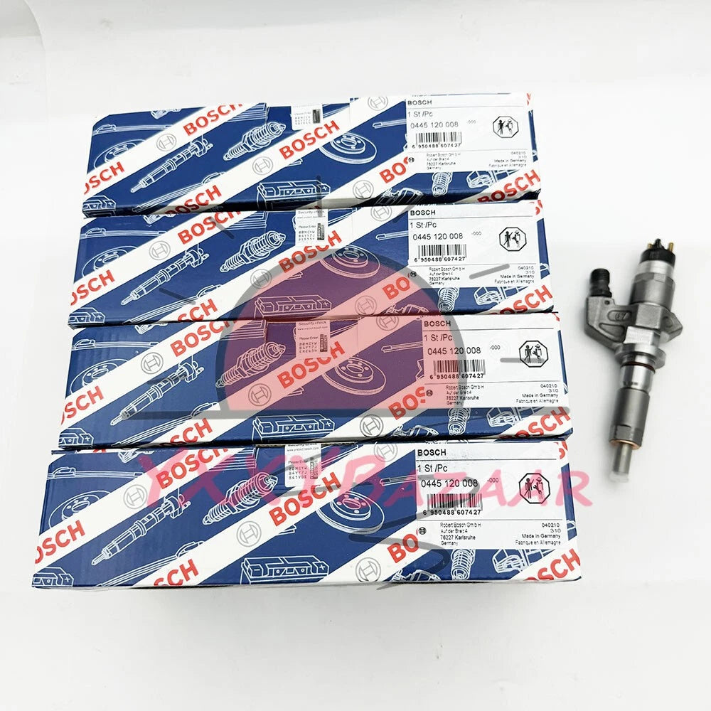 8Pcs 0445120008 Fuel Injectors Duramax LB7 For Bosch HD 2001-2004 Dur 6.6L