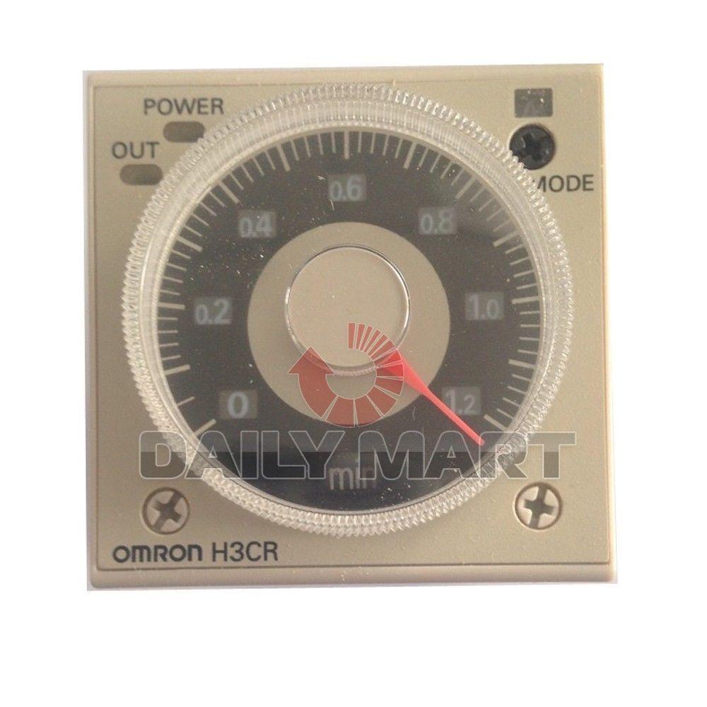 new OMRON H3CR-A8 H3CRA8 100-240VAC 100-125VDC INPUT TIMER RELAY, SHIP - OMRON