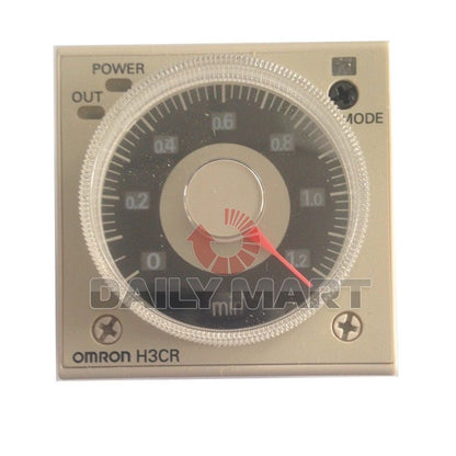 new OMRON H3CR-A8 H3CRA8 100-240VAC 100-125VDC INPUT TIMER RELAY, SHIP - OMRON