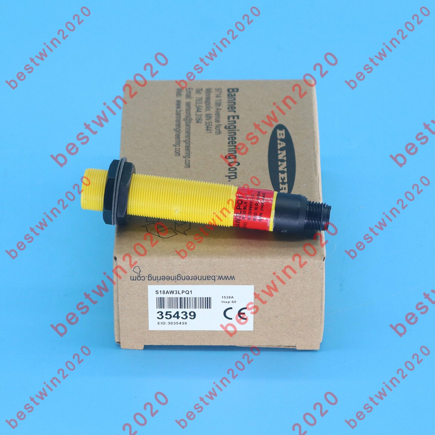 new 1PC for Banner S18AW3LPQ1 Photoelectric Switch SPOT STOCKS - BANNER