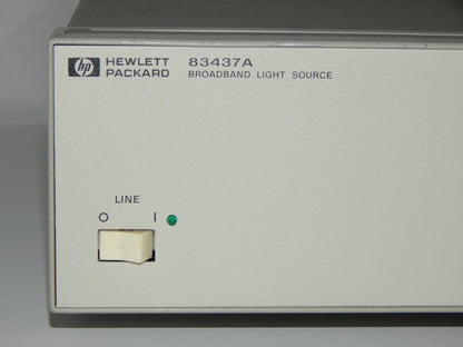 HP 83437A Broadband Light Source 1430nm 1550nm 9/125 μm - HP