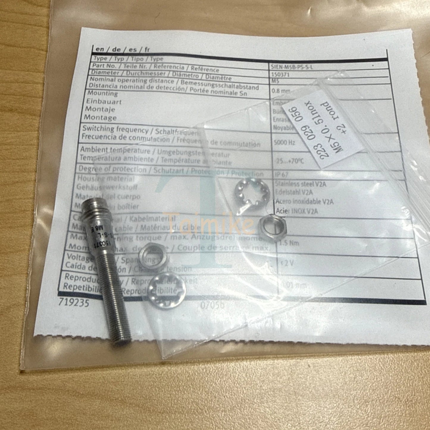 ! Festo SIEN-M5B-PS-S-L Proximity Sensor 150371