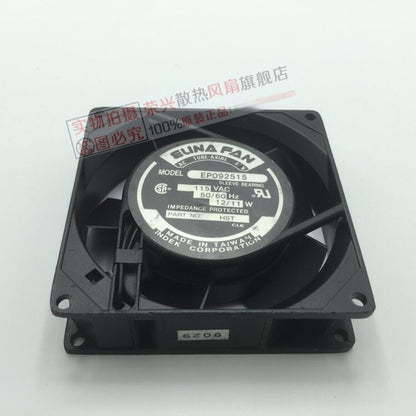 ELINA EP092515 9225 9cm AC115V 12/11W Double Ball Aluminum Frame Cooling Fan