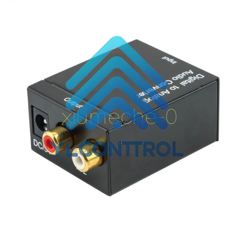 Optical Coaxial Toslink Digital to Analog Audio Converter Adapter RCA L/R 3.5mm