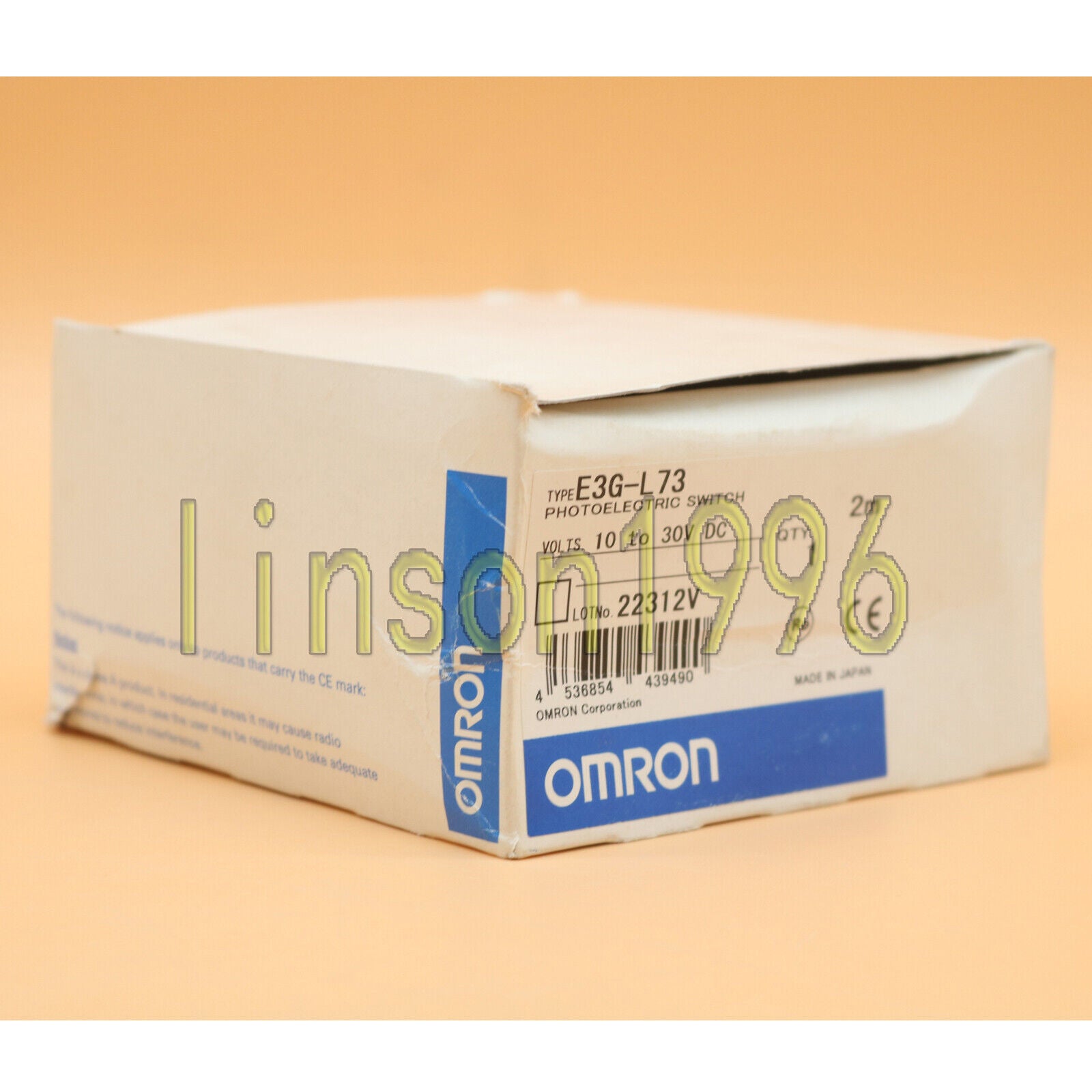 OMRON E3G-L73 10-30VDC Photoelectric Switch - OMRON