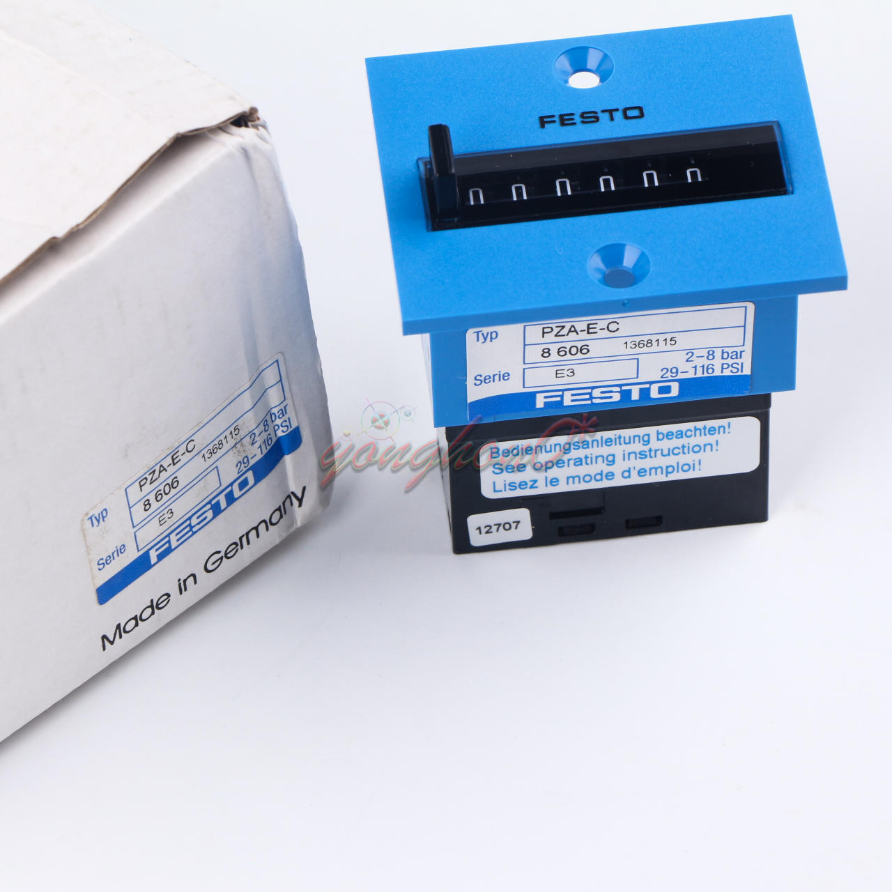 new 1PC FESTO PZA-E-C 8606 Pneumatic Counter