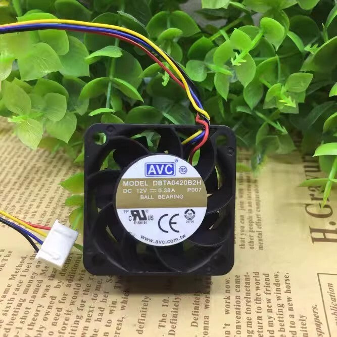 AVC DBTA0420B2H-P007 4020 DC12V 0.38A 4CM 4-Pin PWM Speed Control Cooling Fan