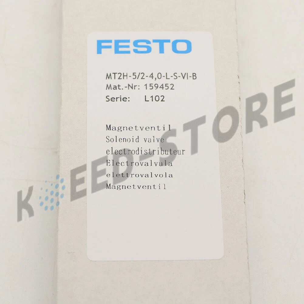 1PCS Festo Solenoid Valve MT2H-5 / 2-4,0-L -S-VI-B 159452 /RS