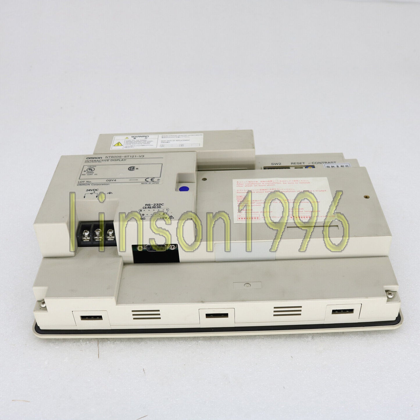 Omron NT600S-ST121-V3 HMI Operator Interface Touchscreen - OMRON