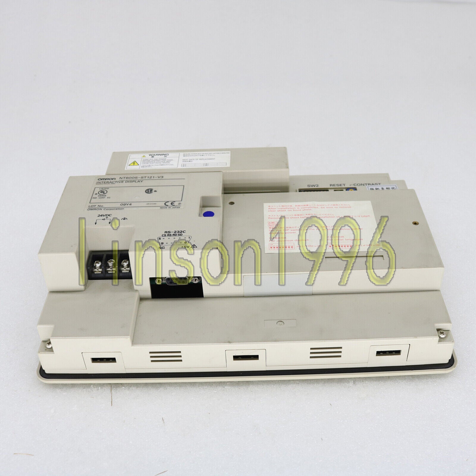 Omron NT600S-ST121-V3 HMI Operator Interface Touchscreen - OMRON