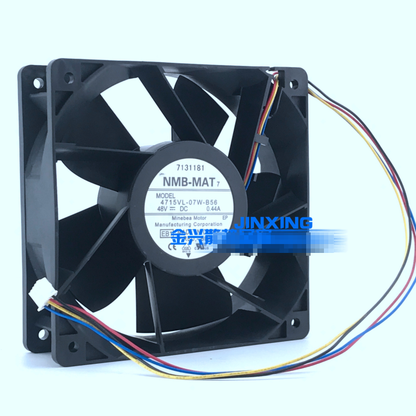 1pcs NMB 4715VL-07W-B56 48V 0.44A 12038 12CM PWM cooling fan