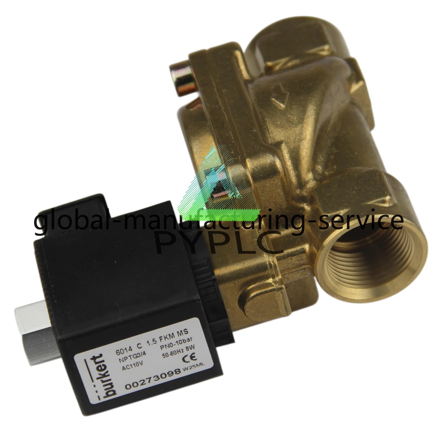 1PC 22516025 Solenoid Valve for Ingersoll Rand Compressor 110V 3/4"NPT