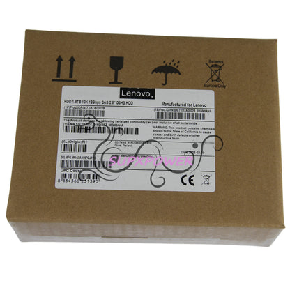 Lenovo ThinkSystem 00YK017 7XB7A00028 2.5" 1.8TB 10K SAS 12G Hard Drive #su
