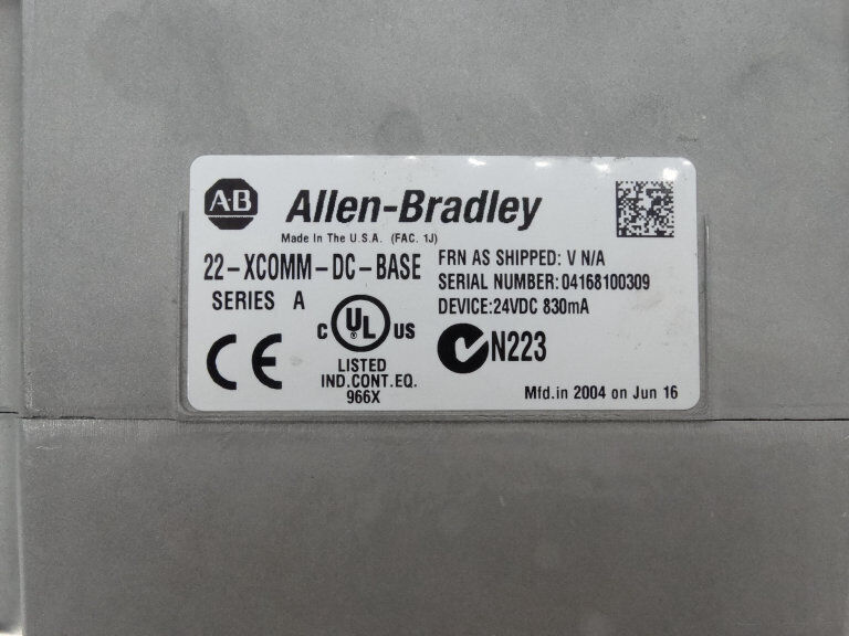 Allen Bradley 22-XCOMM-DC-BASE Series A Drive - ALLEN BRADLEY
