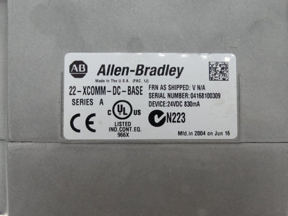 Allen Bradley 22-XCOMM-DC-BASE Series A Drive - ALLEN BRADLEY